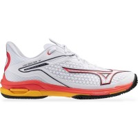 Sneakers Mizuno Wave Exceed Tour 6 Clay Bianco Corallo Giallo