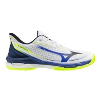 Mizuno Wave Exceed Tour 7 Clay White Blue Sneakers