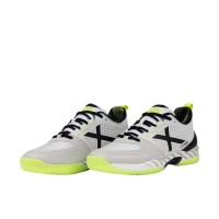 Sneakers Monaco Atomik 50 Grigia Giallo Fluor