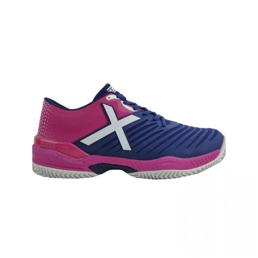 Sneakers Munich Padx 33 Navy Blue Fucsia