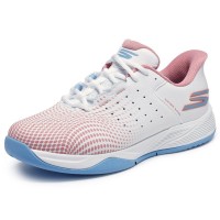 Skechers Viper Court Reload Scarpe da donna rosa bianche