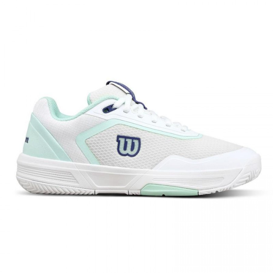 Sneakers da donna Wilson Courtglide Acquamarina Bianca