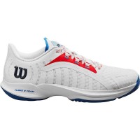 Scarpe Wilson Hurakn Pro Bianca Rosso Blu  Offerta + Economico