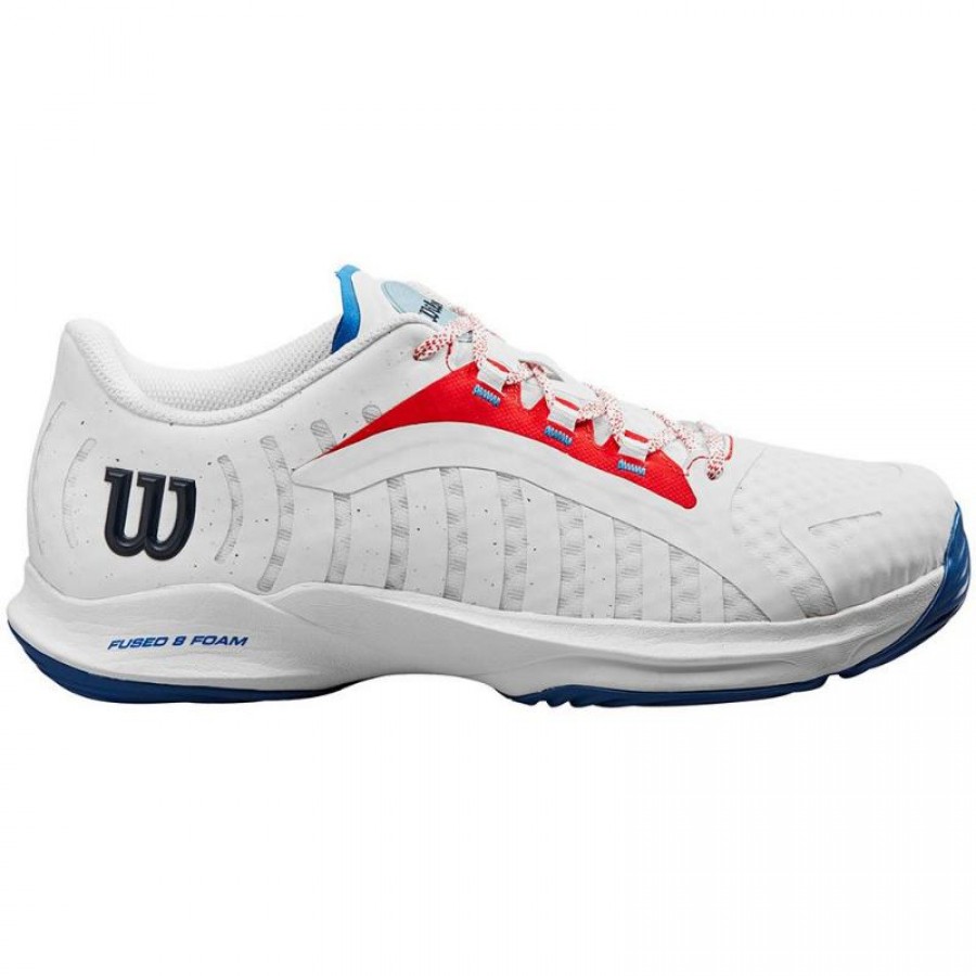 Scarpe Wilson Hurakn Pro Bianca Rosso Blu Donna  Offerta + Economico