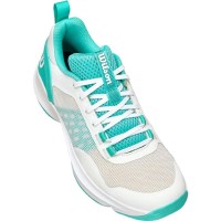 Wilson Hurakn Pro V2 Bianco Turchese Sneakers Donna