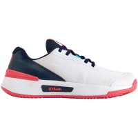 Wilson Intrigue Pro Clay Bianco Blu Navy Sneakers Donna  Offerta + Economico