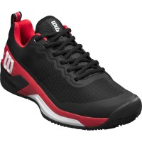 Wilson Rush Pro 4.5 Clay Nero Rosso Bianco Sneakers  Offerta + Economico