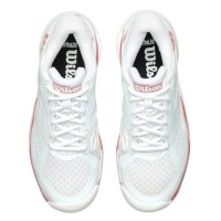 Wilson Rush Pro Ace White Pink Junior Sneakers