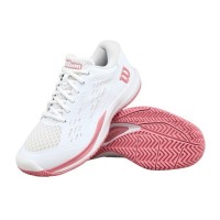 Wilson Rush Pro Ace White Pink Junior Sneakers