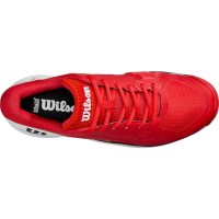 Wilson Rush Pro Ace Clay Rosso Bianco Nero Sneakers  Offerta + Economico
