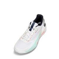 Wilson Rush Tour 5 Clay White Aqua Coral Sneakers